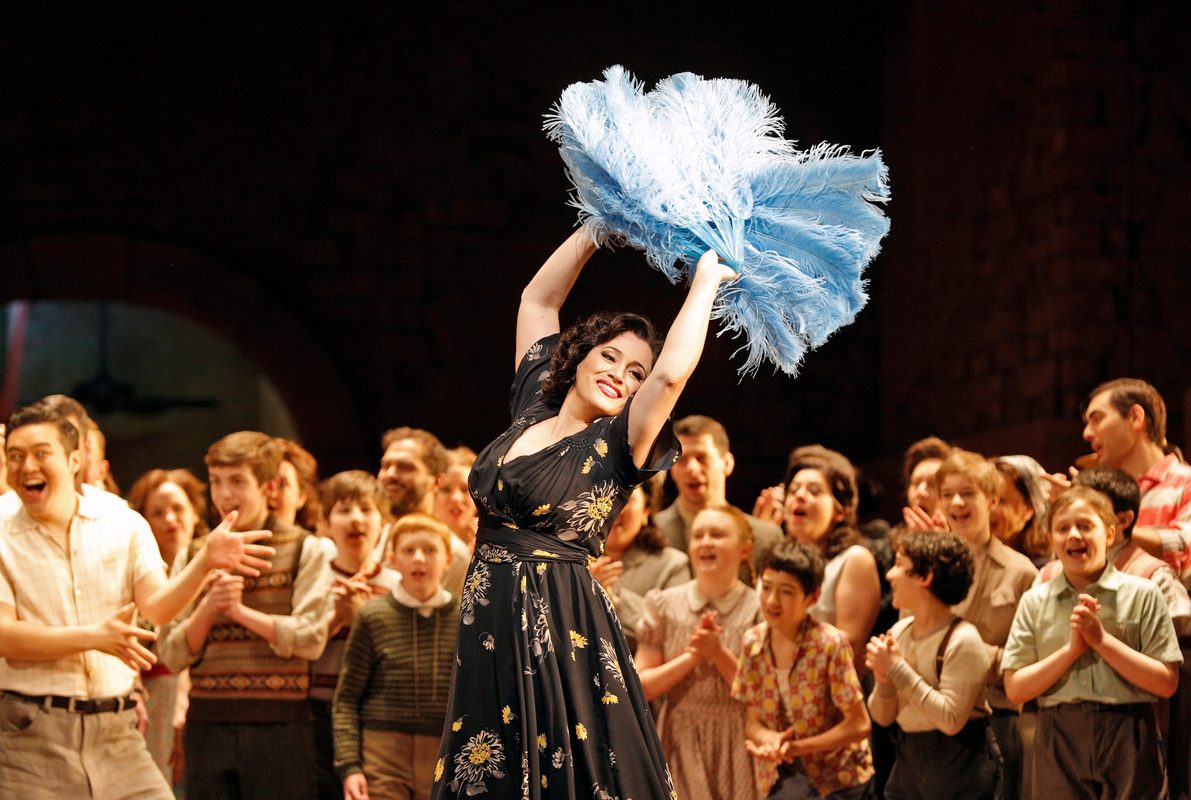 Patricia Racette as Nedda in Pagliacci at the Metropolitan Opera, 2015 ...